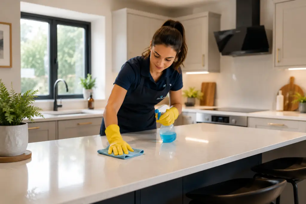 KT Cleaners Shropshire Cleaning work surface
